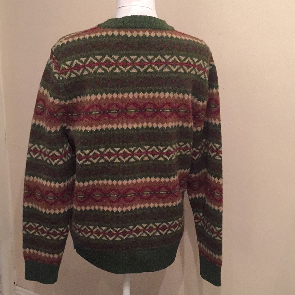 LL Bean Aztec Sweater - Picture 4 of 5